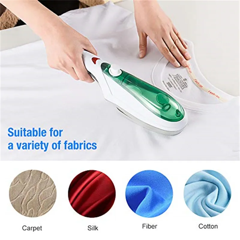 Portable Steam Iron Handheld Garment Steamer Brush for Clothes Generator Ironing Steamer for Underwear Steamer Iron Suitable for Travel