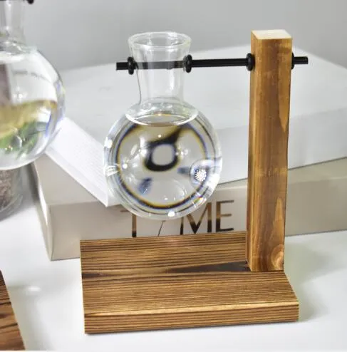 Creativo incernierato fiore vaso di vetro provetta portapiante idroponica trasparente contenore ufficio tavolo da pranzo floreale decorazioni per la casa  15
