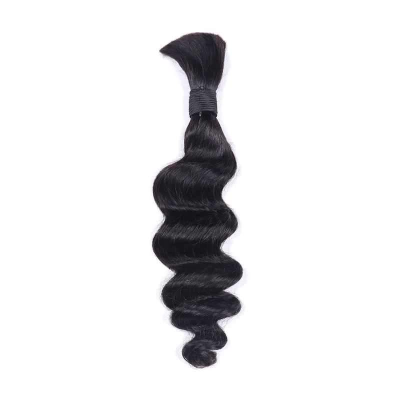 Bulk Virgin Human Hair Loose Wave Can Be Dyed Any Colors