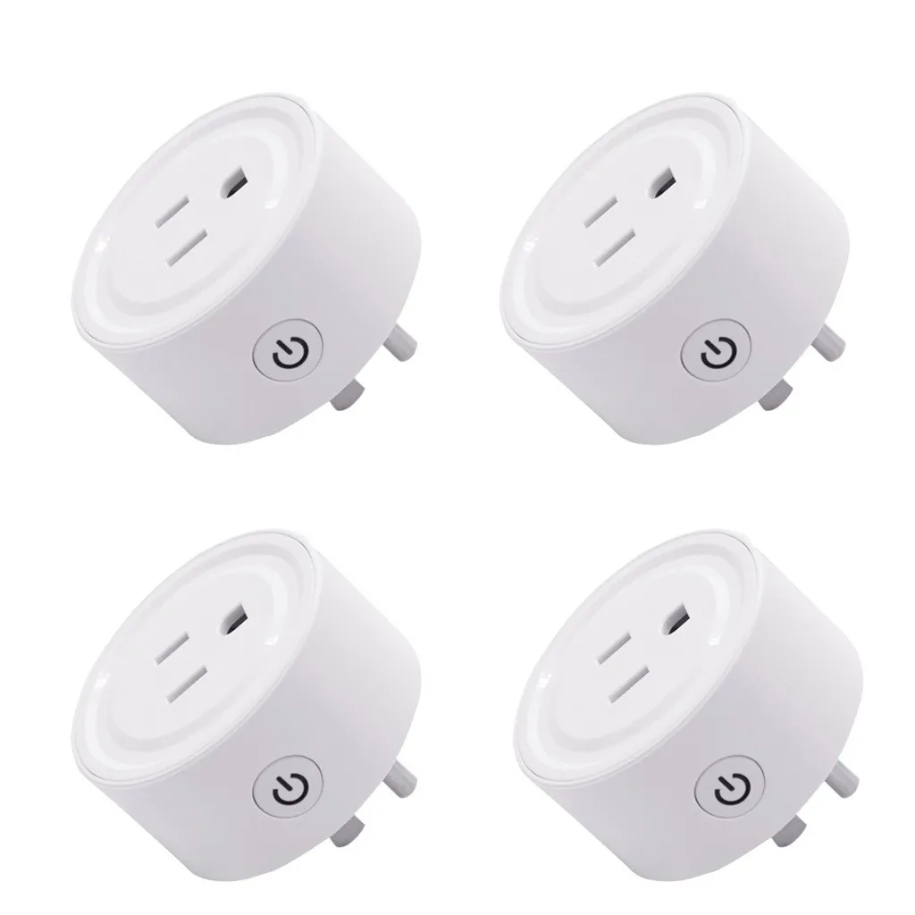 50 stks Smart Plug Smart WiFi Stopcontact US Plug Schakelaar Voor Google Home App Controle Voor Alexa Verbonden Door WiFi Plug Voice Control