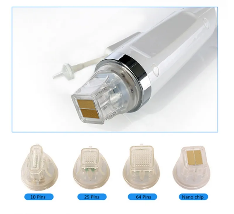 DHL Fast shiping !!! Disposable fractional RF microneedle replacement head gold cartridge microneedling micro needle machine cartridges tips
