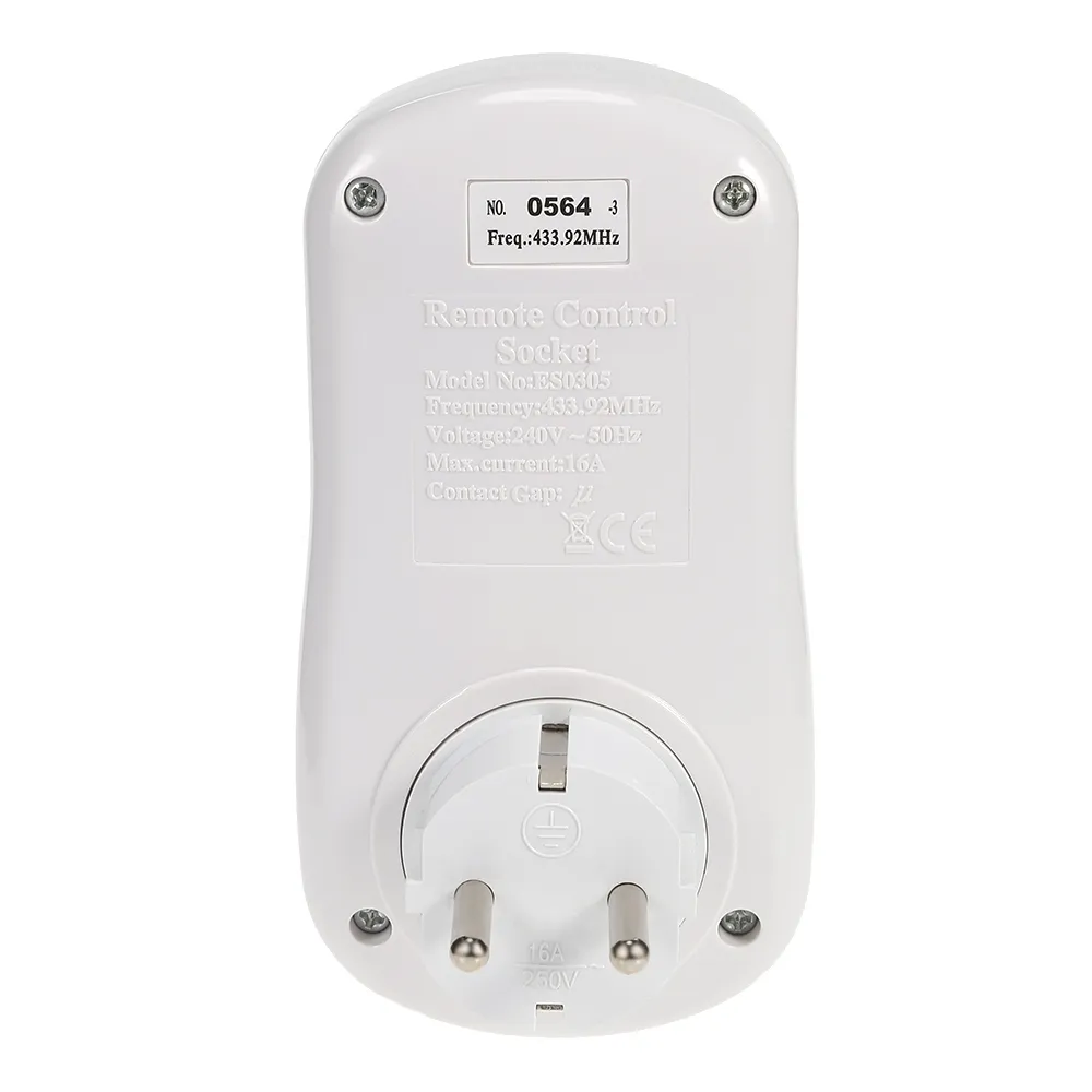 433.92MHZ RF Wireless Remote Control Power Outlet Light Switch Socket  Remote Control Socket EU 433Mhz For Smart Home