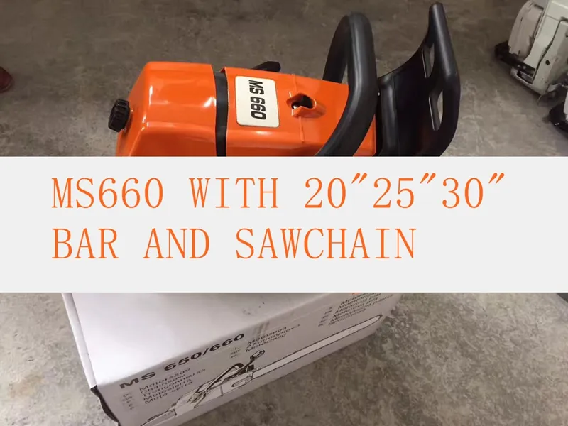 New MS660 Chainsaw 92CC Chain Saw WITH 20/25/30 Inch Bar And Chain From