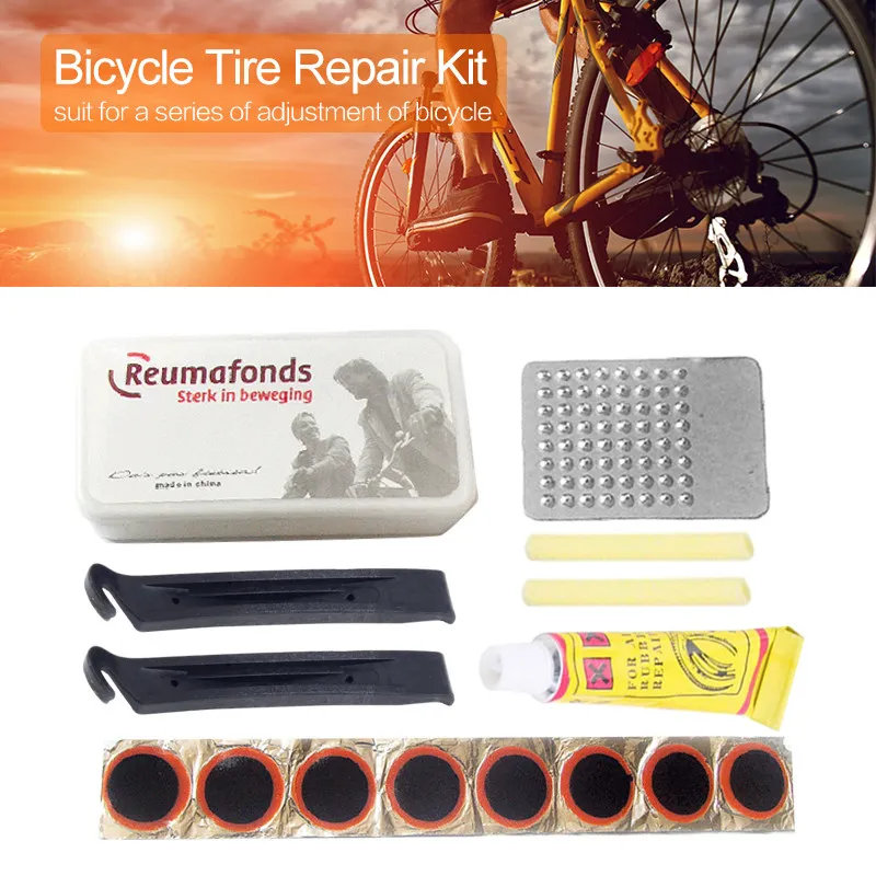 Mountain Bike Bicycle Repair Tools Cycling Flat Tire Repair Rubber