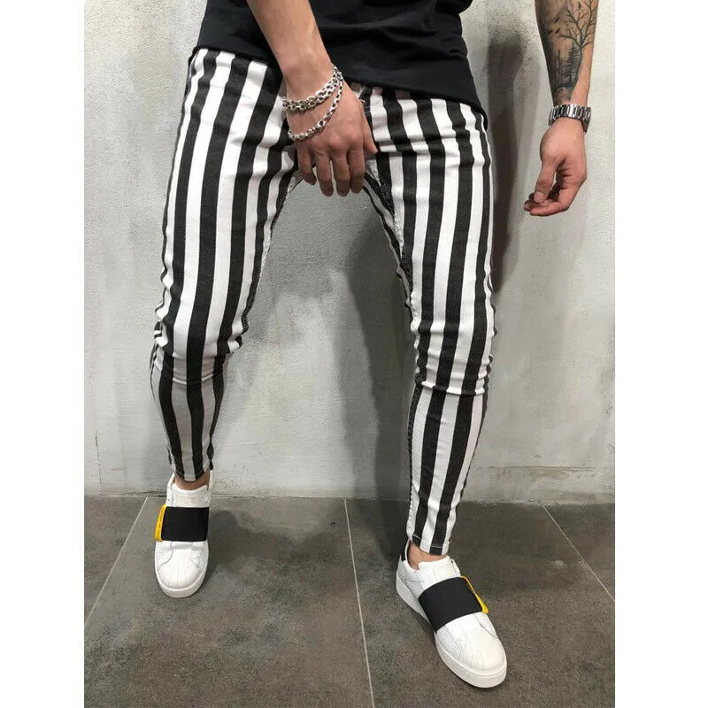 Pantalones a rayas 2019 deals