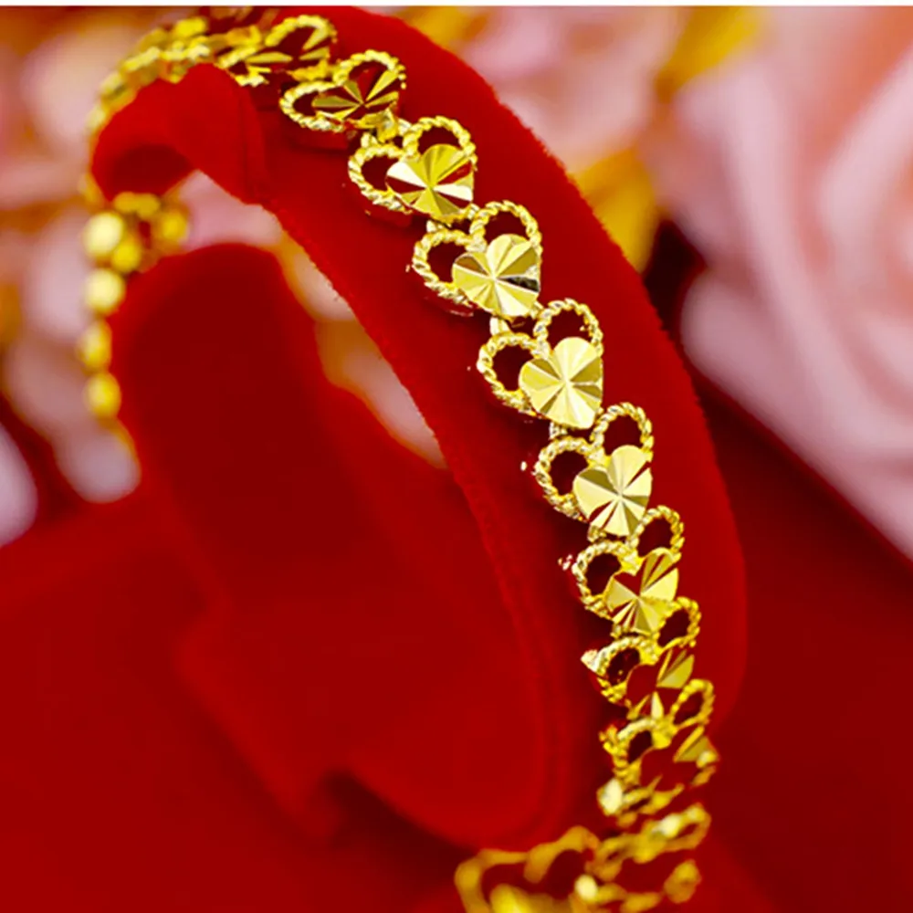 Buy Elegant First Quality Rose Gold Stylish Stone Bracelet Flower Design Ladies  Bracelet