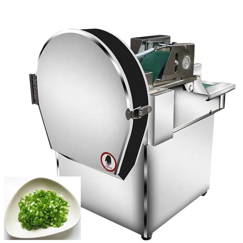 Electric Food Vegetable Cutting Machine Cutter Slicer Cabbage Chilli Leek Scallion Celery Scallion Cutting Machine 0.24KW CHD-20