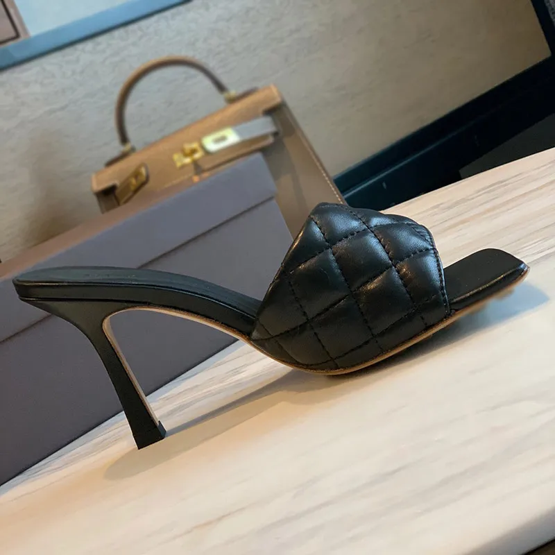 Designer Nappa Dream Sandals Square Toe Pumps for Women s Luxury Fashion Collection