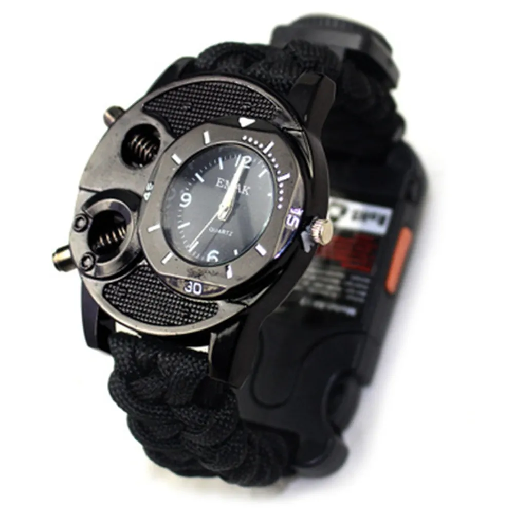 Durable Survival Watch Multi-Functional Compass för utomhus camping