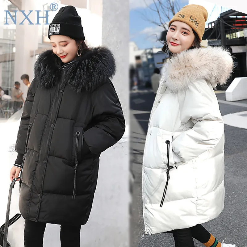  NaNa Long Parkas Mujer Invierno Chaqueta Abrigo Grueso Algodón  Caliente Chaqueta Mujer Outwear Parkas Plus Tamaño Piel Abrigo Gris XL :  Ropa, Zapatos y Joyería