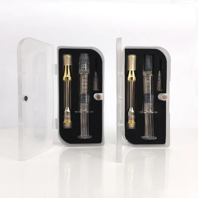 Retail Packaging 1ML Luer Lock Glass Syringe With Measurement 1ml Thick