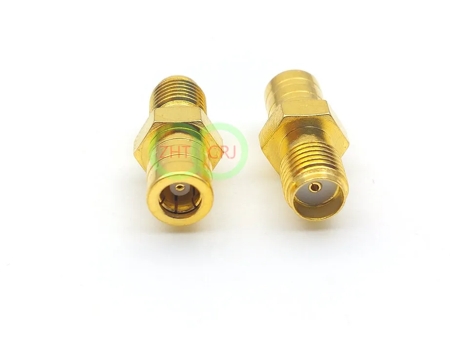 Gold SMA Female To SMB 암 잭 Straight RF connectors