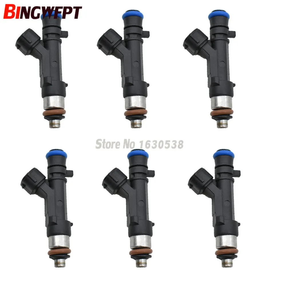 6 stks Fuel Injector OEM 1465A080 Hoge prestaties 146 5A0 80 Nozzle voor Mitsubishi Outlander 3.0L V6 07-13 Injectiewaarden