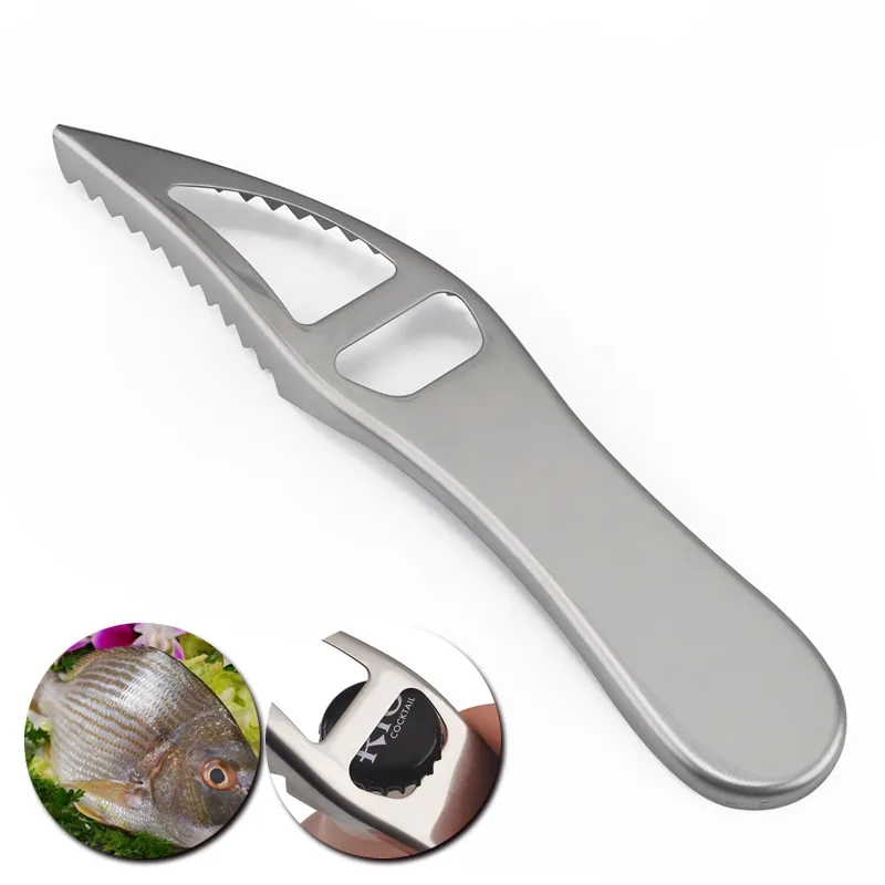 Stainless Steel Fish Cleaning Scales With Manual Utkarsh Gupta Scaler,  Planer Brush, And Scraping Remover For Kitchen And Bottle Opener From  Flyw201264, $1.1