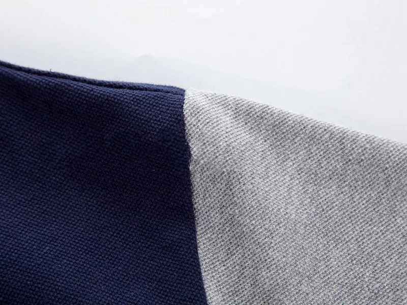 Polo de haute qualité pour hommes, manches courtes, 100% coton brodé, t-shirt de styliste en Patchwork_voghion.com