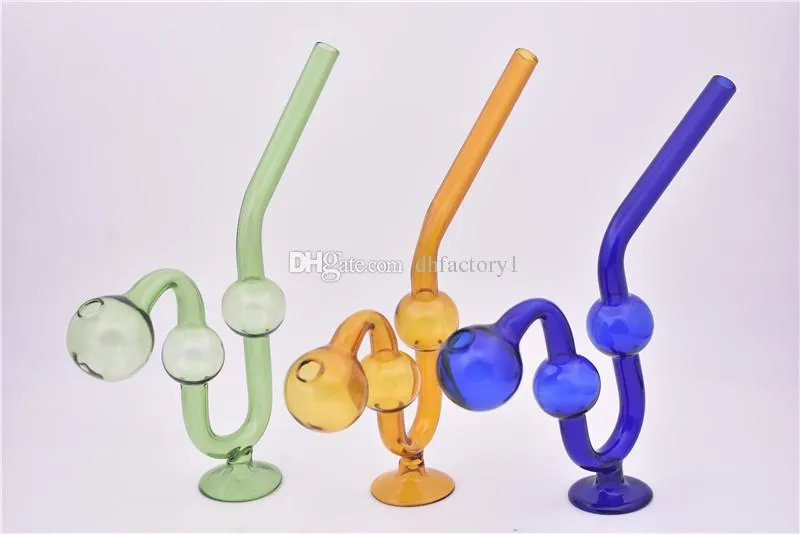 Tuyaux Verre Borosilicate Litinliv - 5 Pièces 13.5cm - Colorés - Pour Brûleur Huile