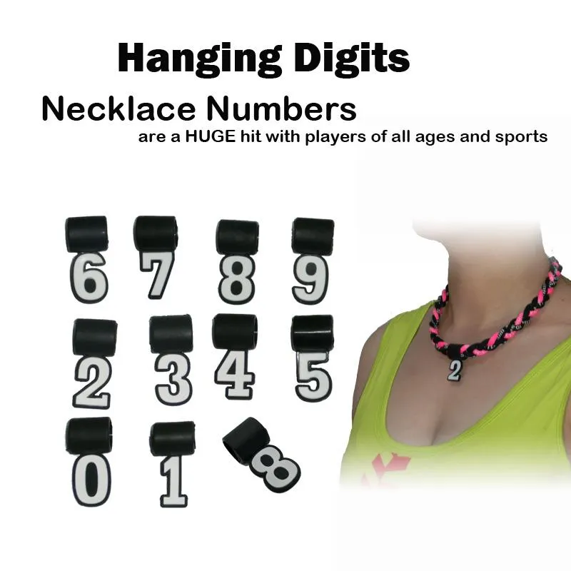 2019 Whotsale nouveau pendentif numéro pour collier de sport en titane
