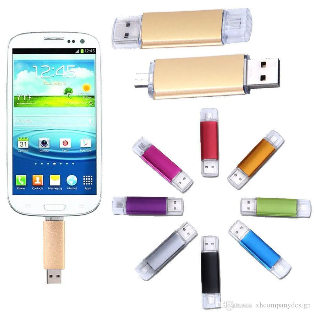 Clé Usb 32 - 128 Giga 2.0 Flash Drive 3 En 1 USB Smartphone Android  Ordinateur