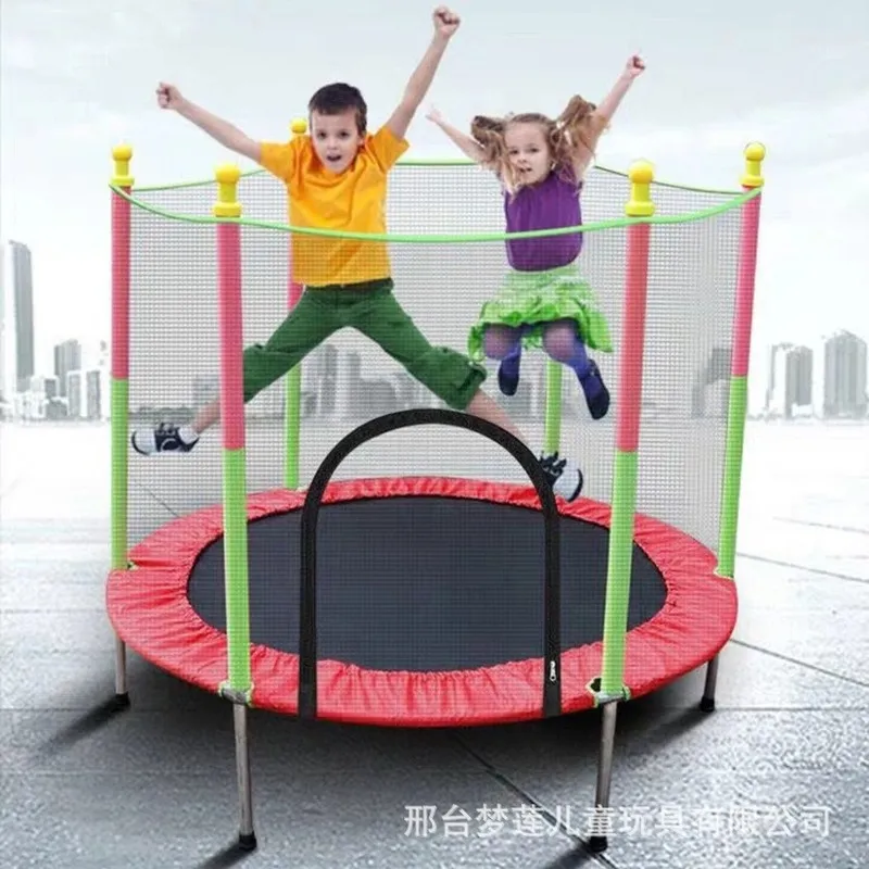 Trampolines enfants trampoline intérieur petit enfant adulte fitness  clôture jouet famille