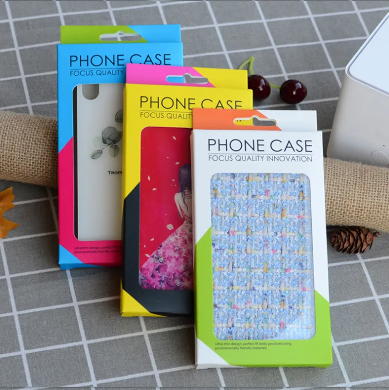 Save Big on Bulk Mobile Phone Paper Box Package Cardboard Phone Case Box  Packaging With Hang Hole Window For Phone Covers Best Deals on 