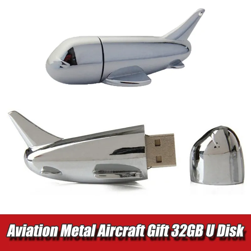 Aviation métal U disque avion cadeau USB Flash Drive personnalisation Portable avion mémoire disque enregistreur vidéo Mini entreprise créative U disque