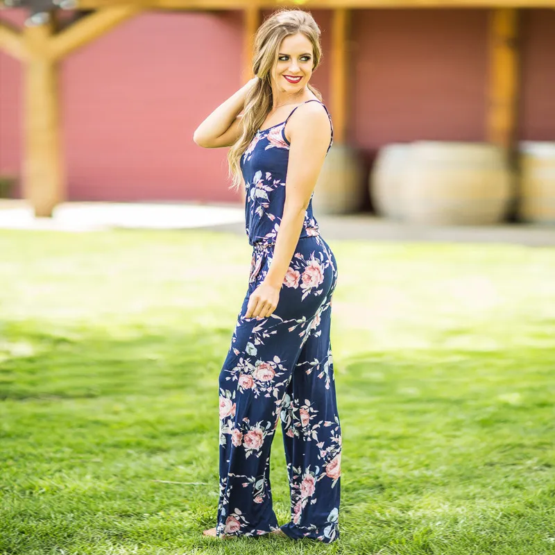 Wrap Floral Print Jumpsuit | Women's Jumpsuit | MILK MONEY