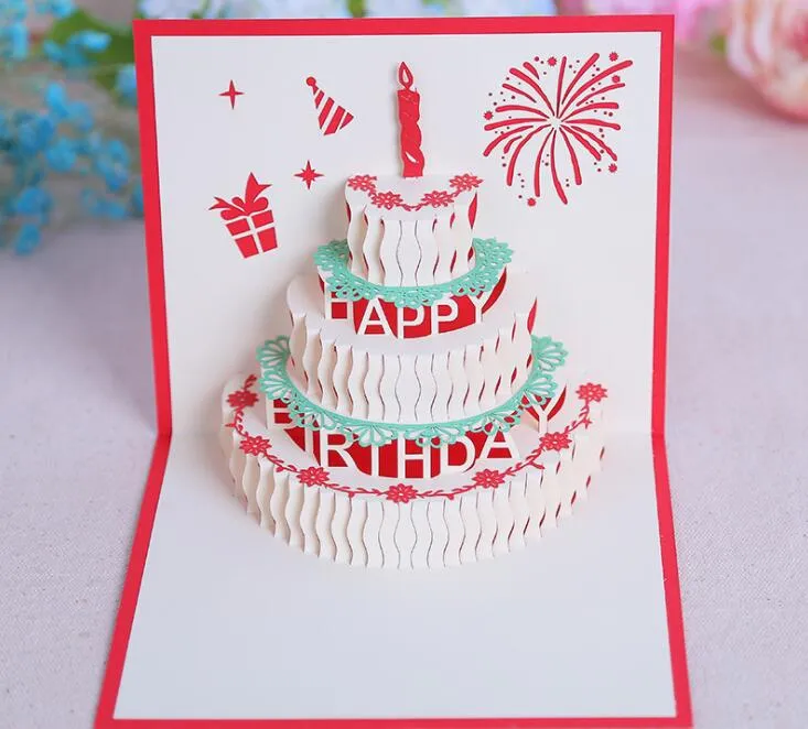Interactive Birthday Pop-Up Card With Blow-Out Candles & Music