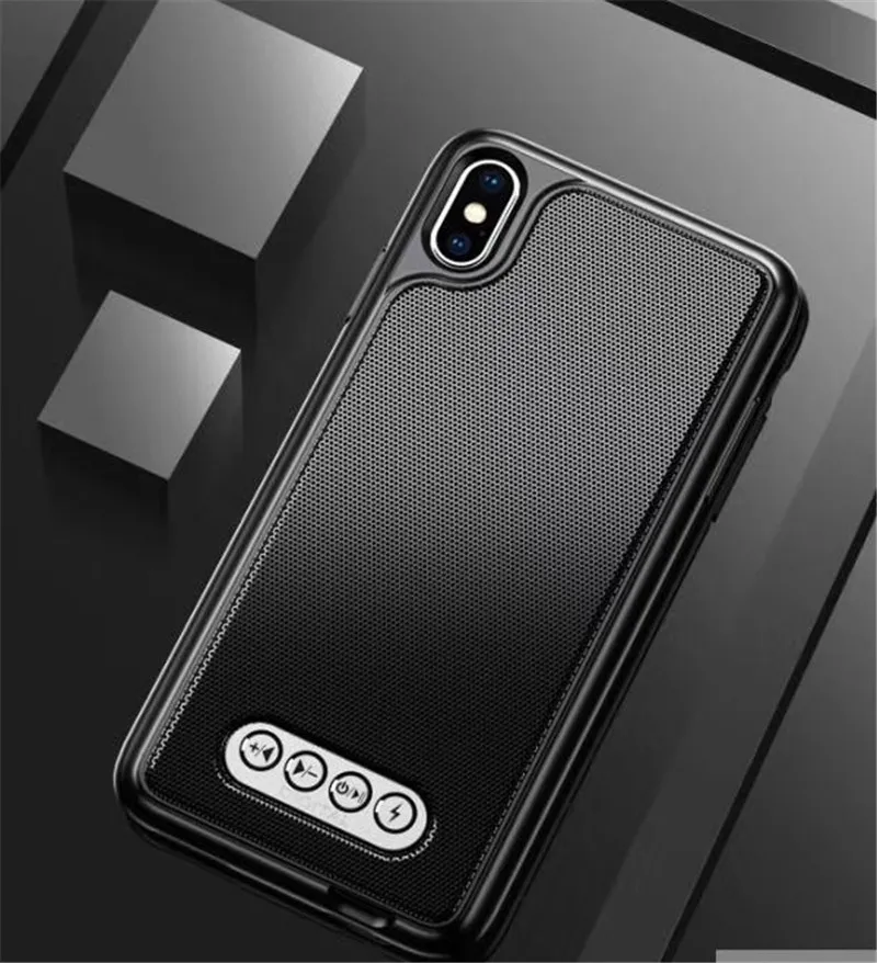 Speaker MUSIC Phone Case Cover for iPhone 5 5s SE 6 6s 7 8 X XR XS max samsung galaxy S5 S6 S7 edge S8 S9 Plus