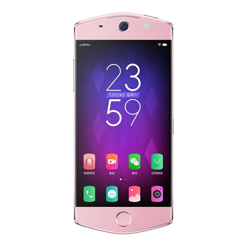 الهاتف الأصلي Meitu M6 4G LTE الهاتف الخليوي 3GB RAM 64GB ROM MT6755 الثماني الأساسية Andorid 5.0 بوصة 21MP بصمة ID 2900mAh النقالة الذكية