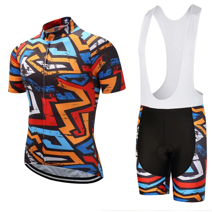 Ventes directes d'usine 2020 Team PRO JERSEY 20D Bike Shorts Set Ropa Ciclismo HOMMES Été Séchage rapide CYCLISME Jersey Maillot Pantalon Porter