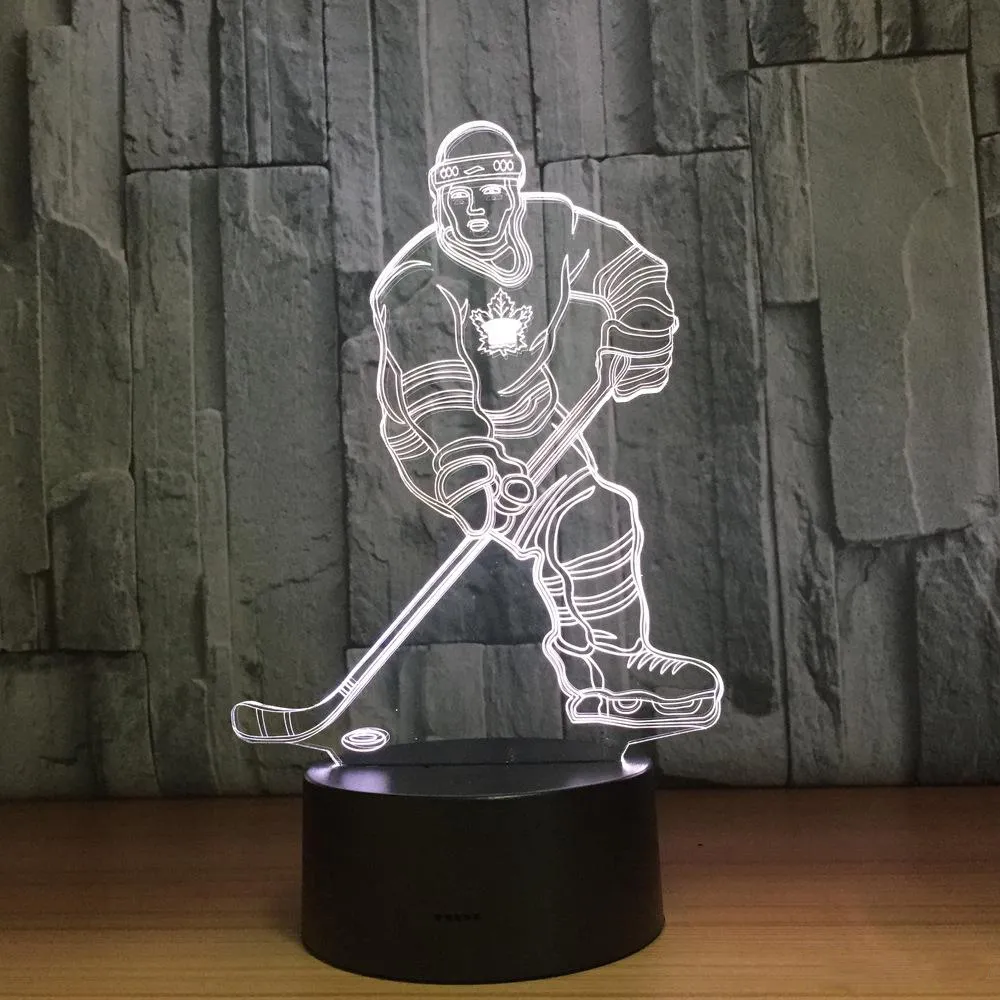Hockey 3d illusion lamp hotsell