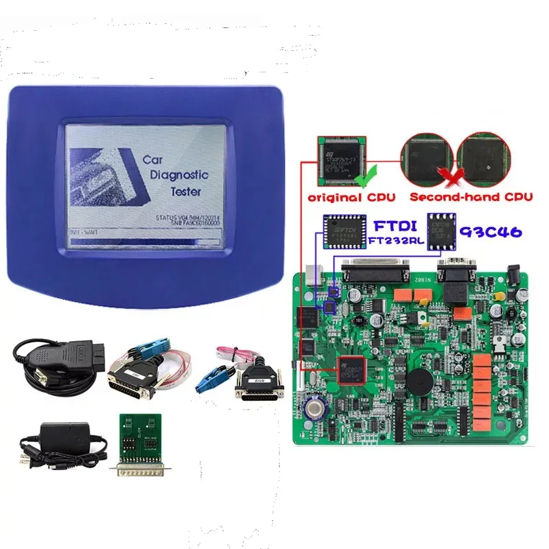 V4 94 DIGIPROG 3 OBD2 Kilometerzähler-Korrekturwerkzeug FTDI FT232BL Chip Digiprog III Digi Prog 3 OBD Kilometerstandkorrektur DIGIPROG3300Y