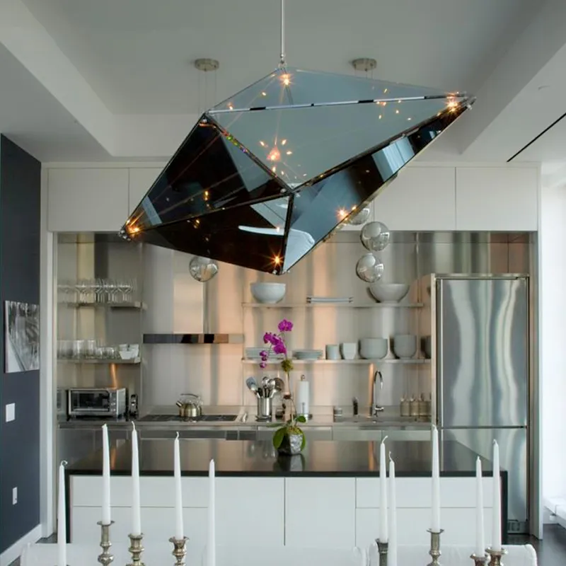 Post-moderne kunst opknoping lichten loft kroonluchter restaurant opgeschort verlichting woonkamer armaturen bar Nordic led hanglampen
