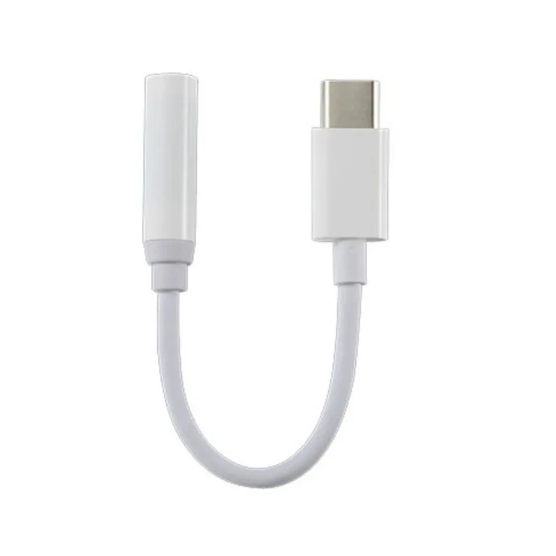 USB 3.1 Type-C ~ 3.5mm 이어폰 케이블 어댑터 유형 C USB-C 남성-여성 잭 USB 3.1 Type-C 스마트 폰 화웨이 용 오디오 Aux 코드 어댑터