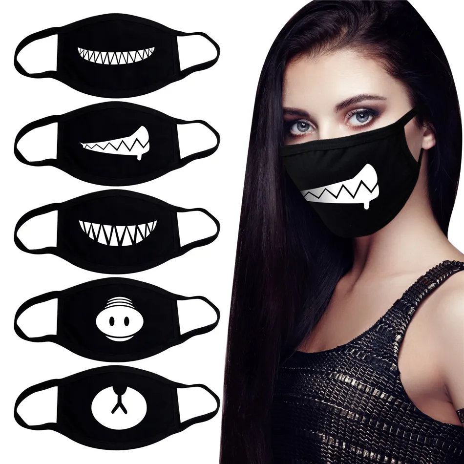 Ansikte mun mask unisex 20 stil kamouflage mun-muffel unisex respirator stop luftförorening tecknad härlig bomullsmask