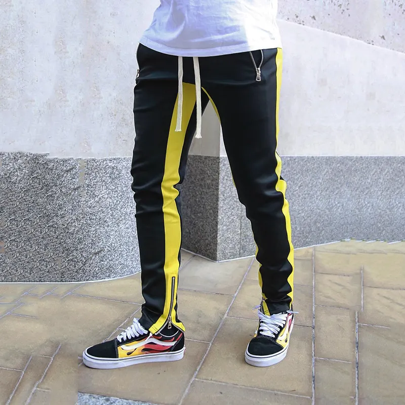 Calça Masculina Nova Moda Hip Hop Fitness Streetwear Calças Masculinas  Listradas Jogger Skinny Joggers Calças De Moletom Pantalon Homme De $74,08