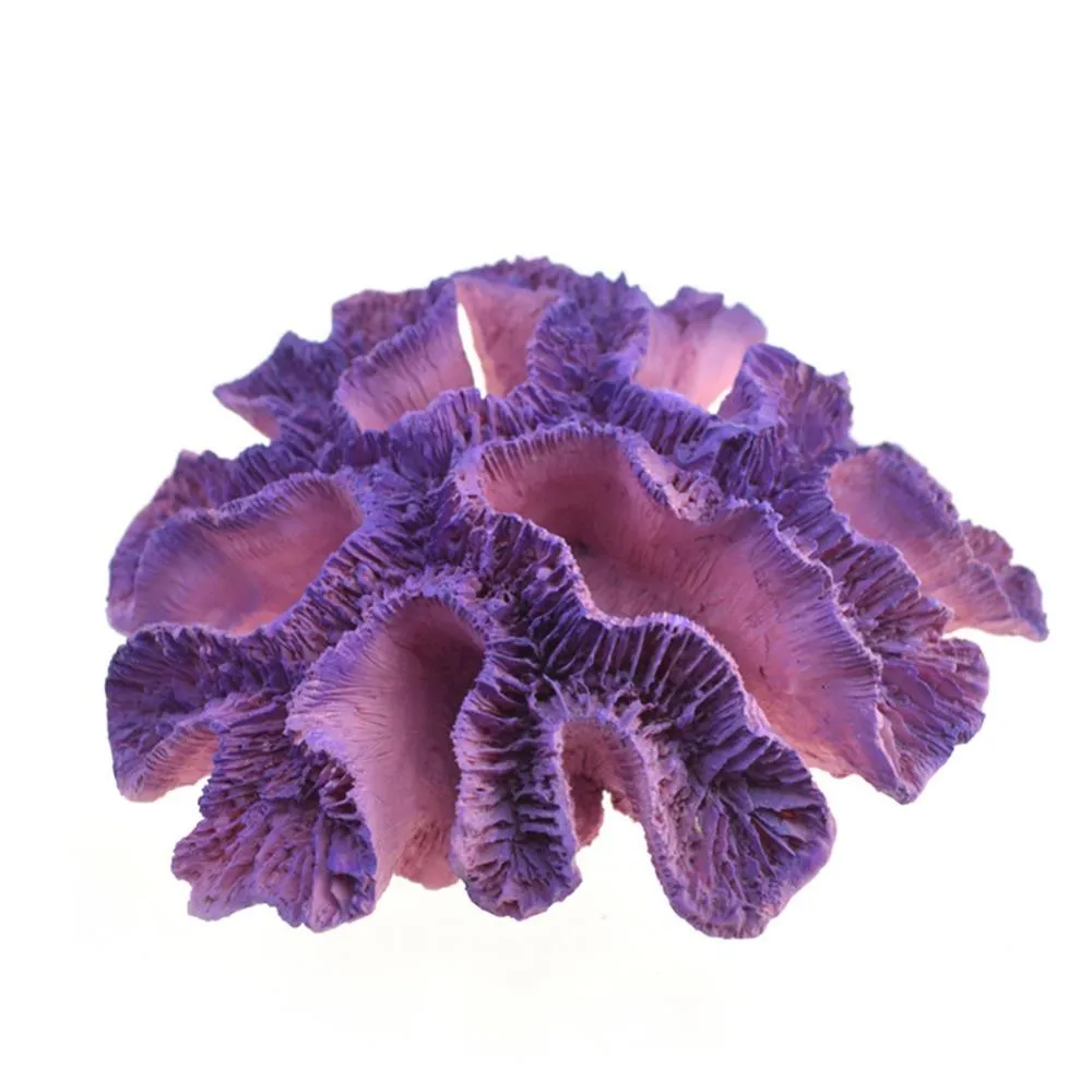 Hot Sell Artificial Coral High Simulation Resin Sea Marine Coral Reef for Fish Tank Aquarium Decoration Landscaping 2018