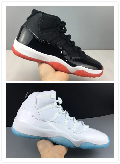 11 Bred black red Low men basketball shoes 11s XI legend blue sports sneakers trainers with box top quality size 7 13