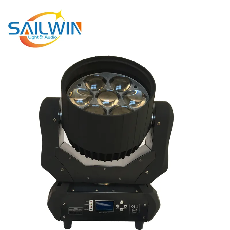 DJ Moving Heads Wash 7x40w RGBW Beam Wash Zoom Moving Head LED Wash Light 4 in1 Bühnenlicht