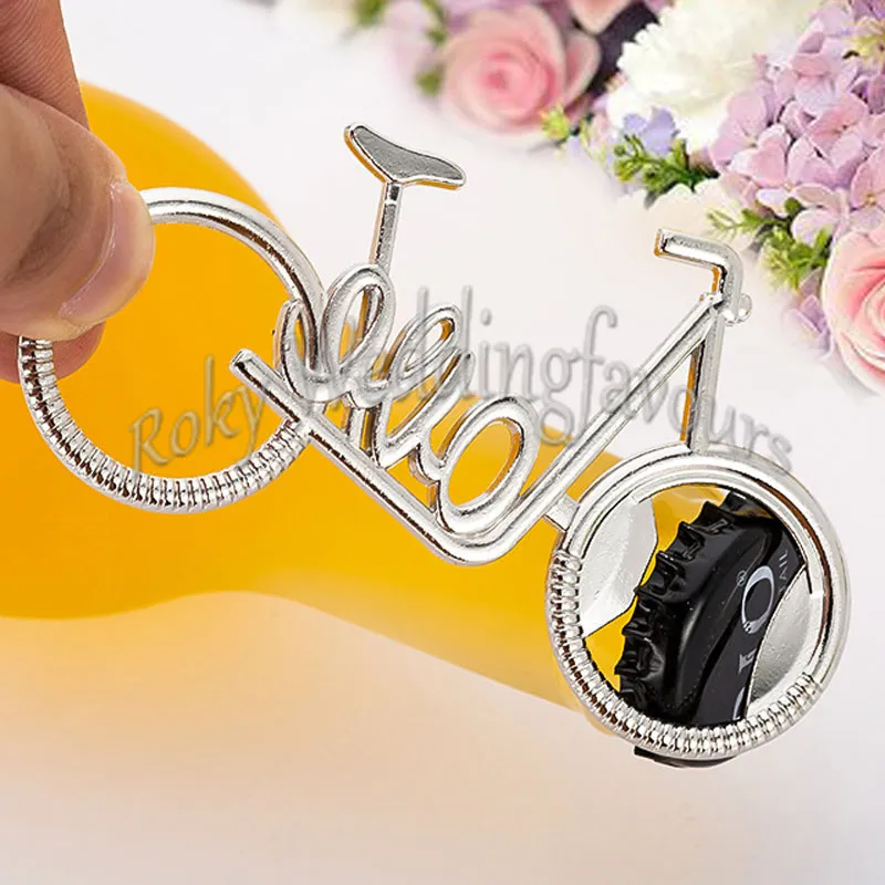 Bicycle Bottle Opener Wedding Favors Sport Party Keepsake Bridal Shower Travel Theme Event Gifts Birthday Supplies