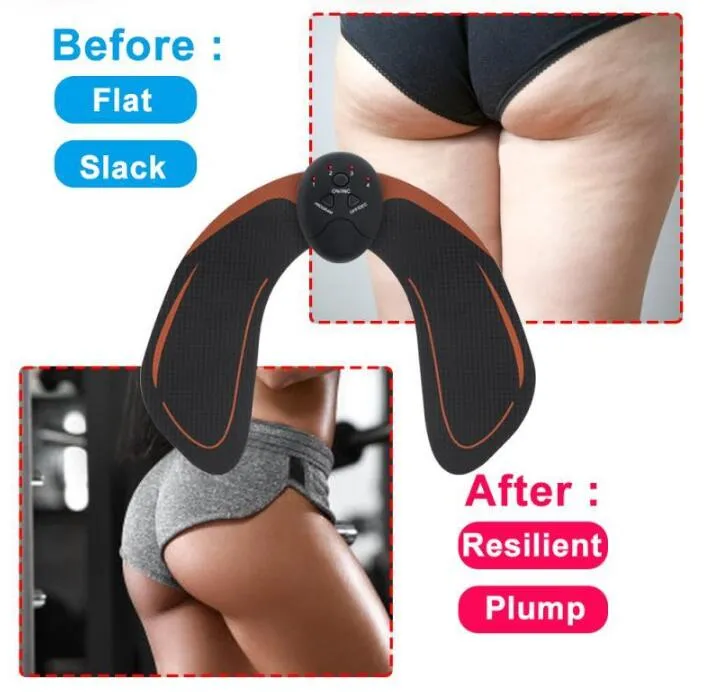 ABS EMS Hip estimulador muscular emagrecimento máquina Estimulação engrenagem Nádegas Butt levantamento Toner instrutor de fitness Massager Unissex Mulheres 2020