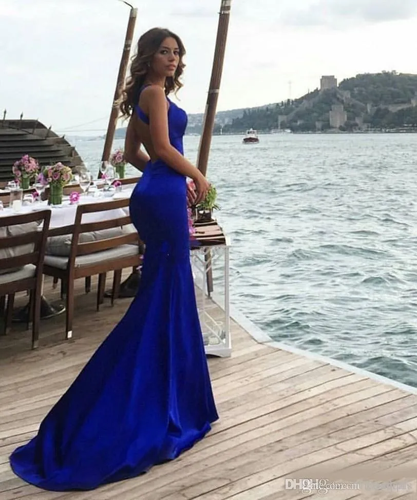 royal blue sexy bridesmaid dresses Royal Blue Bridesmaid Dresses,Backless Bridesmaid Dress,Long Chiffon Bridesmaid Dress,BD00244, US12 / Royal Blue