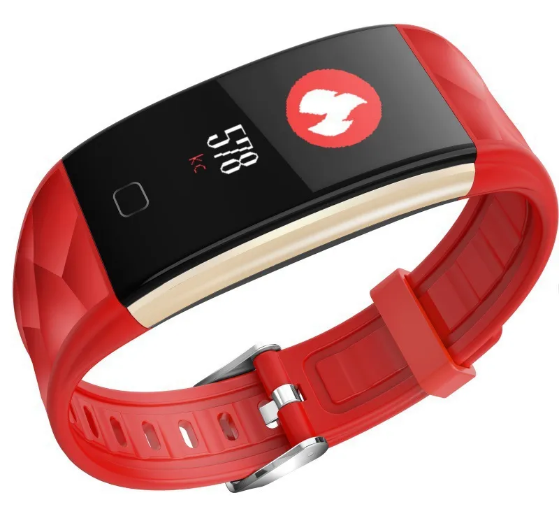 T20 Inteligentna bransoletka ciśnienie krwi Tłuszczowy Tels Monitor Smart Watch Fitness Tracker Wodoodporny Zegarek na iPhone Android Telefon