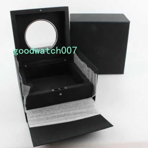 豪華な高品質のハブの腕時計のオリジナルの箱のペーパーカード透明なガラスの木製のギフトボックスハンドバッグのためのハンドバッグ4100 7750