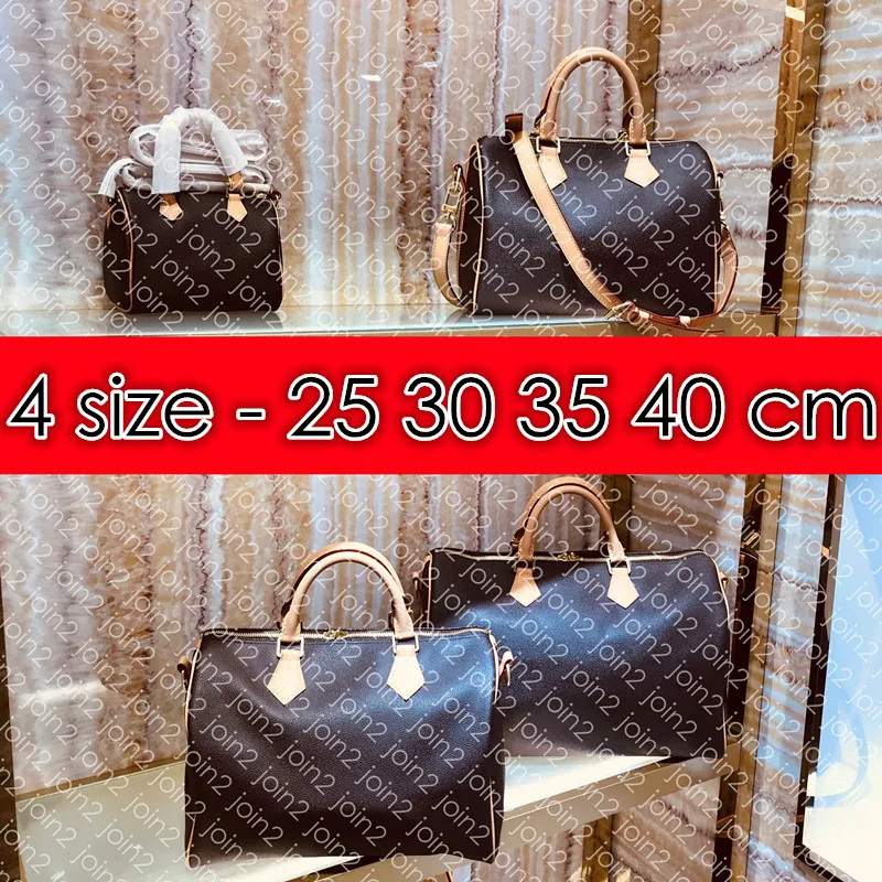 SPD BANDOULIERE 25 30 35 40 cm Tasarımcı Moda Bayan Bez Üst Kol Omuz Çantası Çapraz Vücut Çanta Nano Onthego Pochette Kirigami Cles