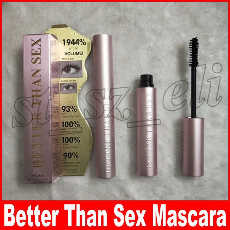 Лицо Макияж Volume Mascara розовое золото лучше, чем секс Тушь холодный черный Тушь 8ml высокое качество