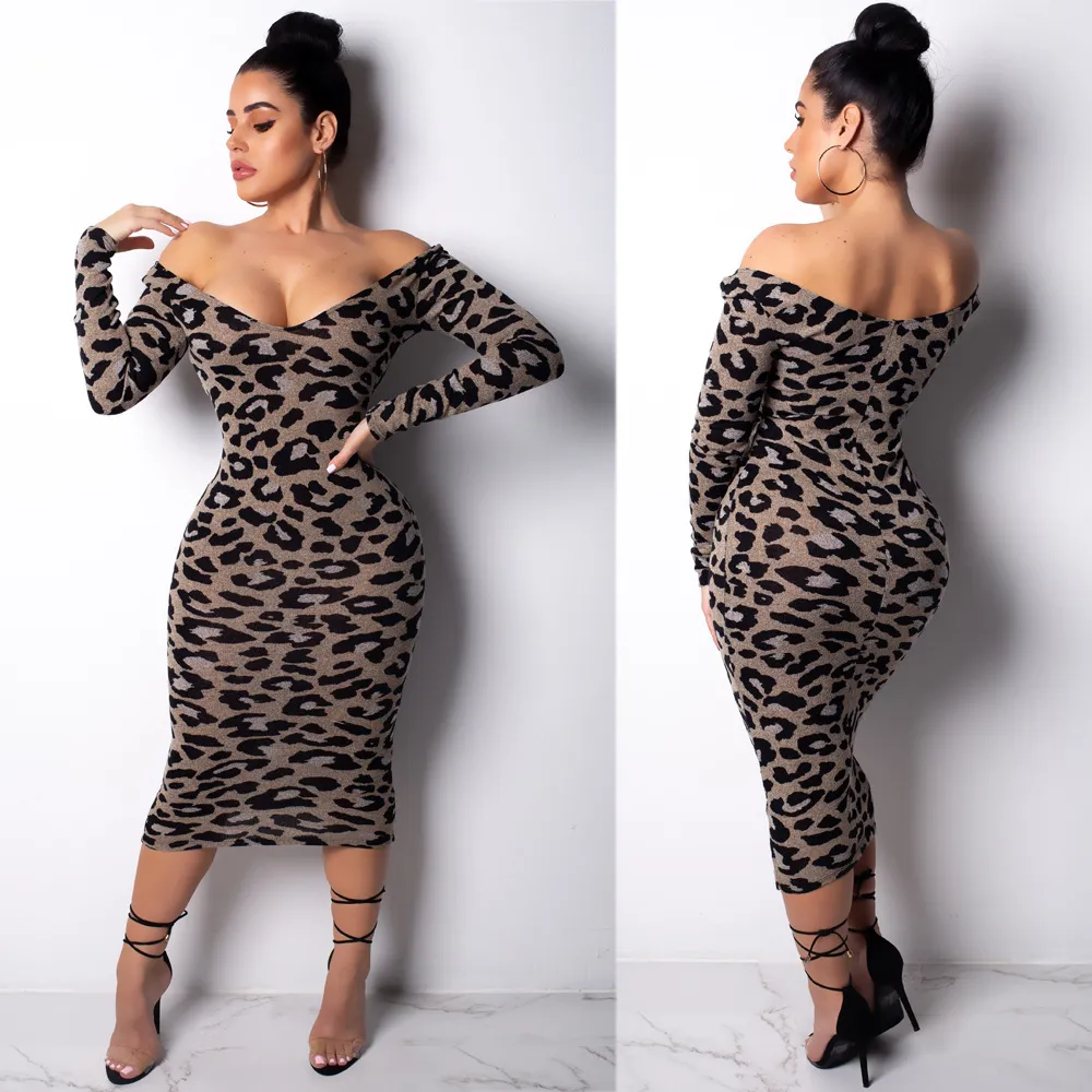 Leopard print club dress sale