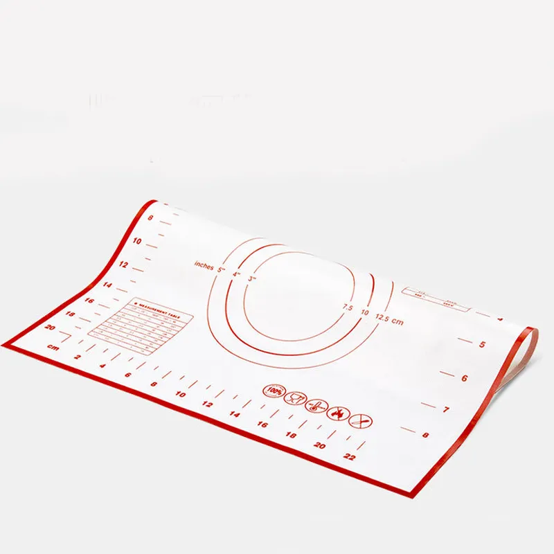 Tapis de cuisson en silicone Pâte à pizza Pâte à tarte Gadgets de cuisine Outils de cuisson Ustensiles Ustensiles de cuisson au four Malaxage Accessoires