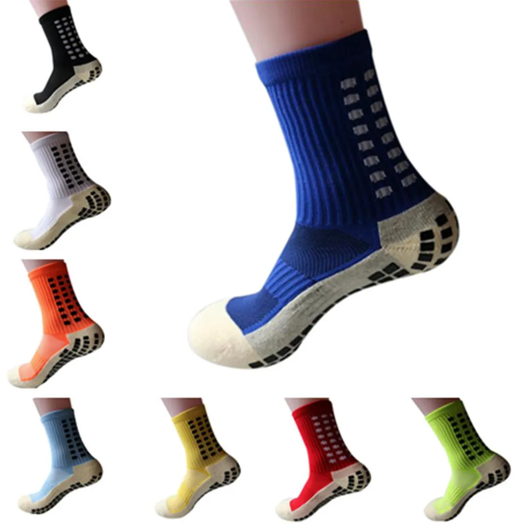 Nouvelles chaussettes de sport en coton anti-dérapant unisexe absorbant la sueur