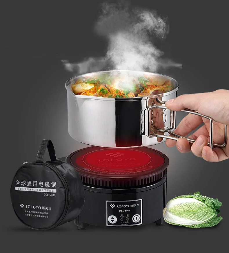 Global General Mini Induction Cooker 110 240V Round Electric Stove